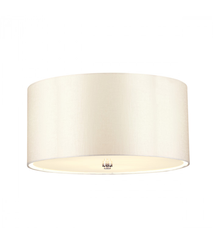 Fletcher 18" Flush Ceiling Light with Polished Chrome Finial-1
