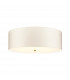 Fletcher 30" Flush Ceiling Light with Aged Brass Finial-1