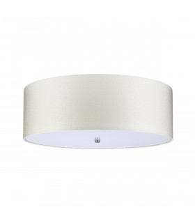 Fletcher 30" Flush Ceiling Light with Polished Chrome Finial-2