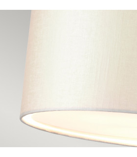 Fletcher 34" Flush Ceiling Light with Aged Brass Finial-2