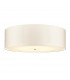Fletcher 34" Flush Ceiling Light with Polished Chrome Finial-1