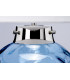 Kara Table Lamp Blue Faux Silk Shade-3