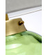 Kara Table Lamp Dark Green Faux Silk Shade-3