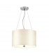 Pearce 14" Cylindrical Pendant with Polished Chrome Ceiling Pan-1