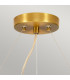 Pearce 34" Cylindrical Pendant with Aged Brass Ceiling Pan-2