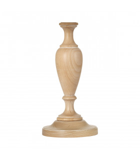 Woodstock Limed Wood Medium Table Lamp Base Only