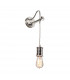 Douille 1 Light Indoor Wall Light Polished Nickel E27-1