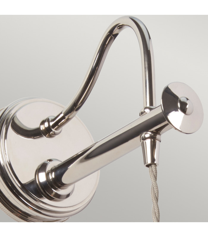 Douille 1 Light Indoor Wall Light Polished Nickel E27-2