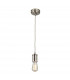 Douille 1 Light Ceiling Pendant Polished Nickel E27-1