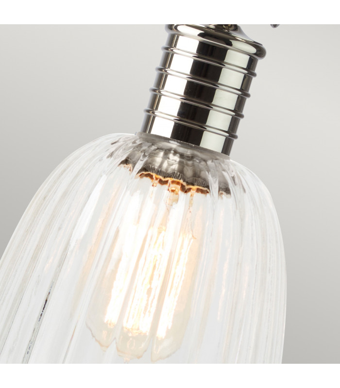 Douille 1 Light Table Lamp Polished Nickel E27-5