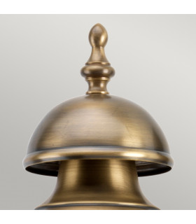 Downing Street 1 Light Outdoor Wall Lantern Light Solid Brass IP44 E27-2