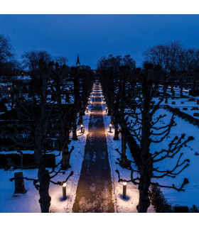 Egersund Integrated LED Outdoor LED Large Bollard Graphite IP65-2
