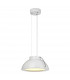 Europa LED 1 Light Medium Dome Ceiling Pendant White Painted Finish