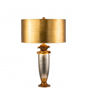 Bienville 1 Light Table Lamp Gold Silver E27-1