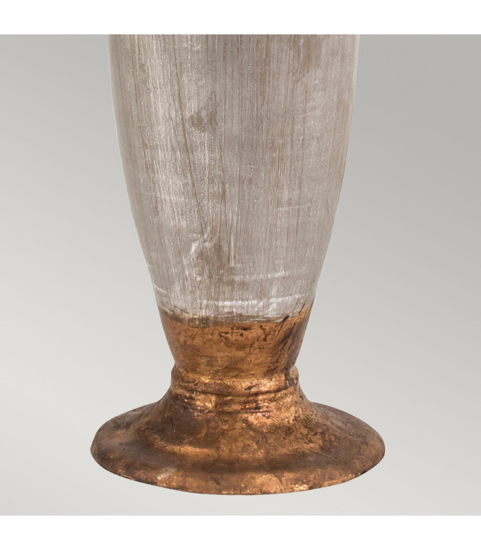Bienville 1 Light Table Lamp Gold Silver E27-5