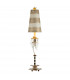 Birdland 1 Light Table Lamp Black Gold Cream E27-1