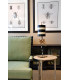 Dominique 1 Light Table Lamp Gold Leaf E27-2