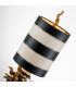 Dominique 1 Light Table Lamp Gold Leaf E27-3