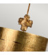 Fragment 1 Light Round Large Ceiling Pendant Aged Gold E27-3