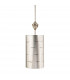 Fragment 1 Light Round Small Ceiling Pendant Aged Silver E27