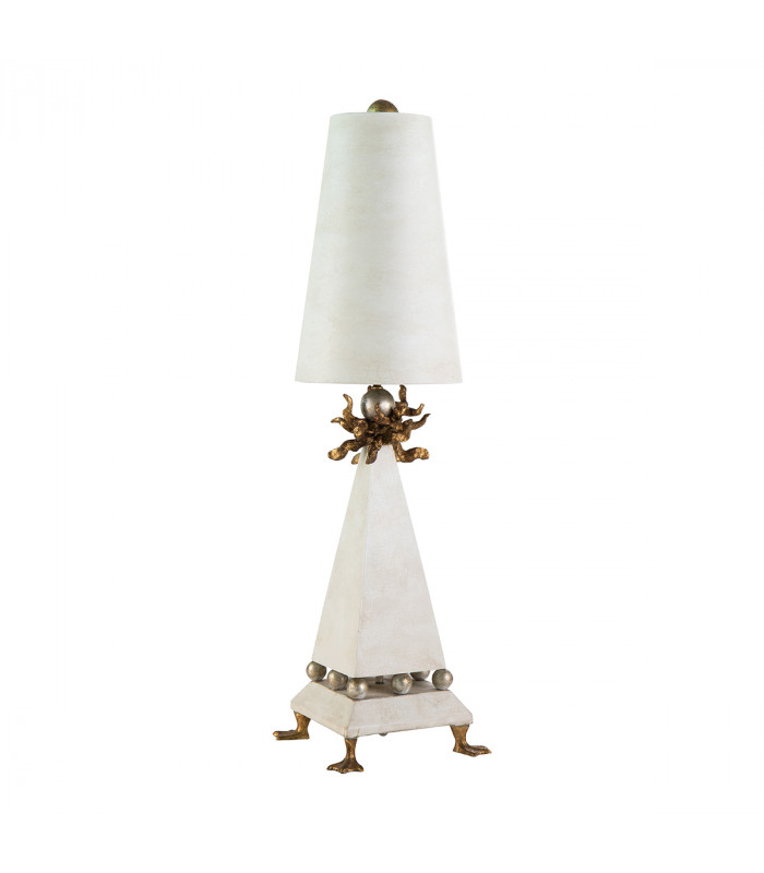 Leda 1 Light Table Lamp Cream E27-2