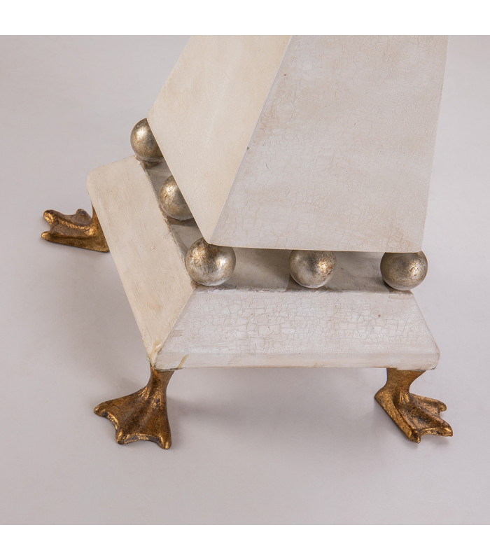 Leda 1 Light Table Lamp Cream E27-6