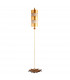 Nettle 1 Light Floor Lamp Gold Leaf E27