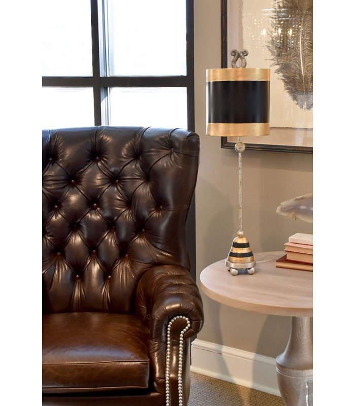 Phoenician 1 Light Table Lamp Steel E27-2