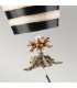 South Beach 1 Light Floor Lamp Black Gold E27-3