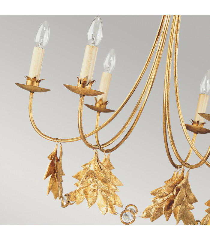 Sweet Olive 6 Light Chandelier Gold Finish E14-3