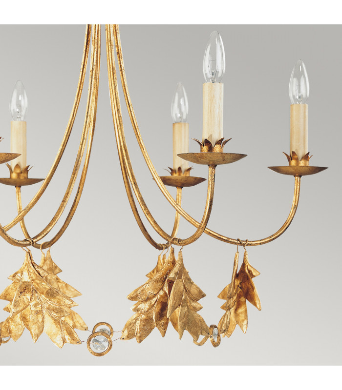 Sweet Olive 6 Light Chandelier Gold Finish E14-4