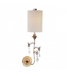 Tivoli 1 Light Indoor Wall Light Gold Cream E27