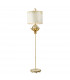 Trellis 1 Light Floor Lamp Putty Silver Leaf E27-1