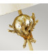 Trellis 1 Light Table Lamp Silver Putty E27-3