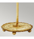 Trellis 1 Light Table Lamp Silver Putty E27-4