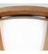 Allier Flush Mount Light Wood Brushed Steel E27-4
