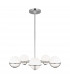Apollo 5 Light Globe Pendant Polished Nickel G9-1