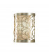 Arabesque 1 Light Indoor Wall Light Silver Leaf E14-1