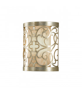 Arabesque 1 Light Indoor Wall Light Silver Leaf E14-1