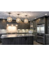 Arabesque 3 Light Ceiling Chandelier Pendant Light Silver Leaf E14-2