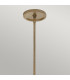 Arabesque 4 Light Cylindrical Ceiling Pendant Light Silver Leaf E27-4