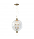 Argento 3 Light Ceiling Pendant Oxidized Silver Leaf E14-1