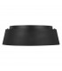 Asher 3 Light Flush Ceiling Light Midnight Black E14-1