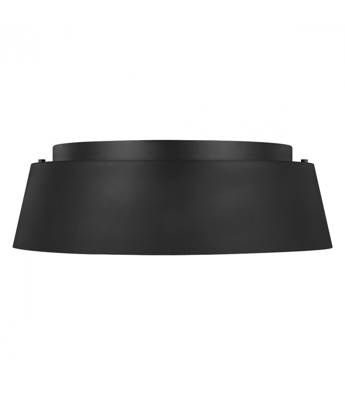 Asher 3 Light Flush Ceiling Light Midnight Black E14-1