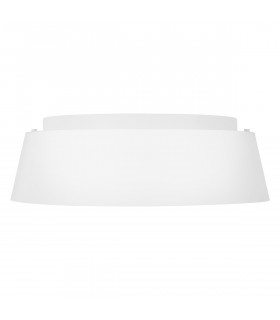 Asher 3 Light Flush Ceiling Light Matt White E14-1