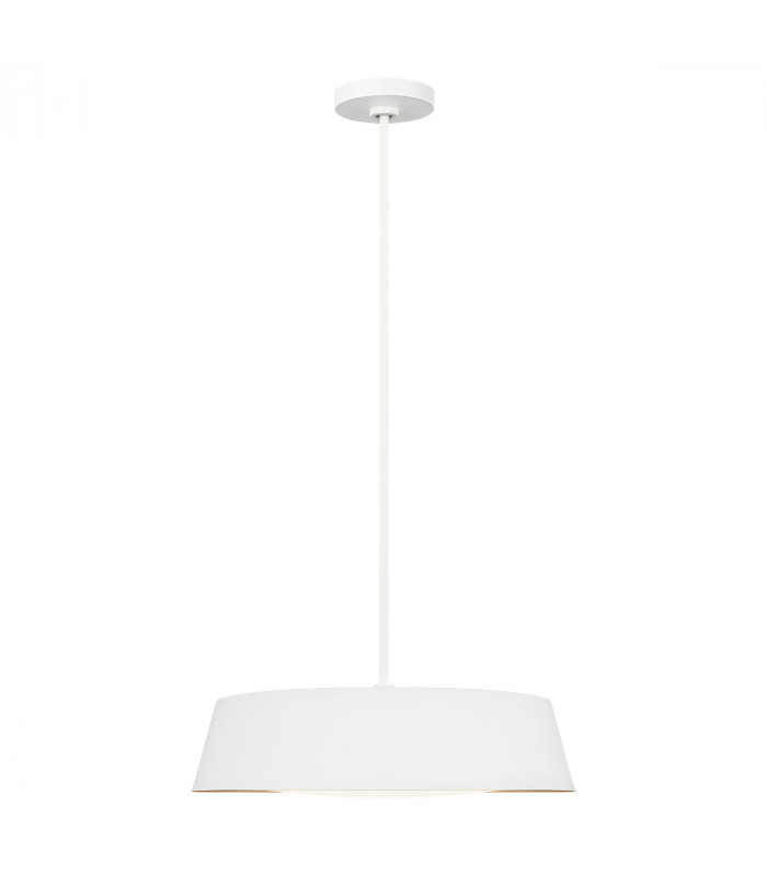 Asher 5 Light Pendant Matt White E14-1