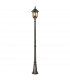 Baton Rouge 4 Light Outdoor Lamp Post Walnut IP44 E14-1