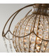 Bellini 3 Light Ceiling Chandelier Pendant Light British Bronze Oxidized Bronze E14-3