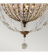 Bellini 3 Light Ceiling Chandelier Pendant Light British Bronze Oxidized Bronze E14-4
