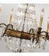 Bellini 6 Light Chandelier British Bronze Finish E14-4